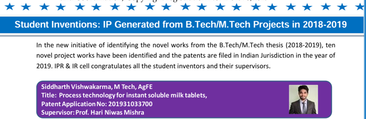 Patent Award